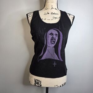 Veras eye candy valik the conjuring horror movie tank top sz L